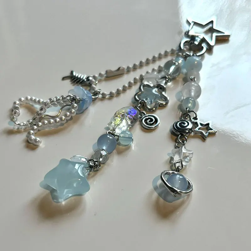 Jellyfish Phone Charm Ocean Theme Keychain Star Keychain