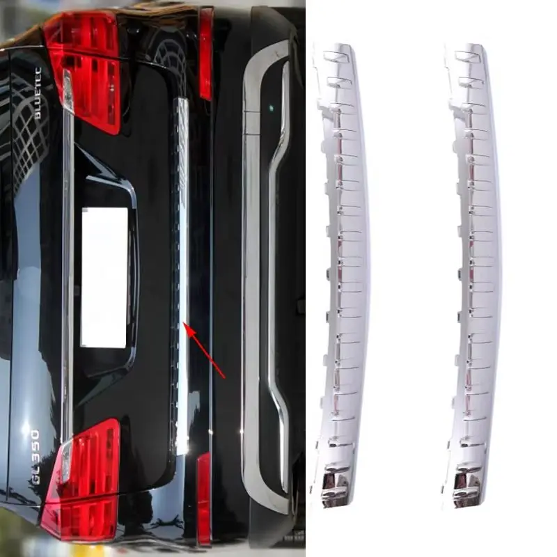 

For Mercedes Benz GL X166 W166 GL350 GL400 GL500 Trunk Tail Rear Door Pedal Step Chrome Molding A1668840190