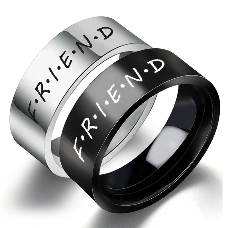 2022 New Simple Ring Friend Couple Titanium Steel Pair Ring Personalized Fashion Jewelry Can Be Customized In Batch