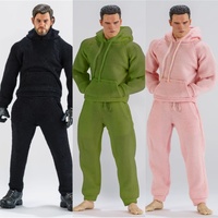 In Stock 1/12 Scale Multiple Color Option Hoodie Set Fit 6inch Asi 3.0bjd 112 Square Large Head Fanma Virility Action Figure Toy