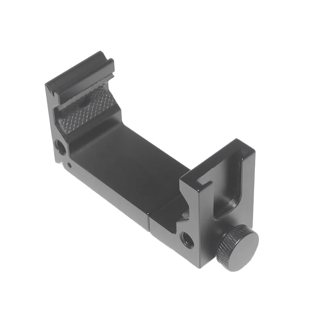 BGNing Aluminium Handy Stativ Halterung Klemmhalter Clip mit 1/4" Blitzschuh Halterung für Smartphone Vlog Licht Video Zubehör – Detail 4