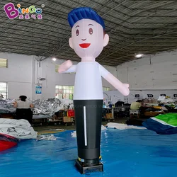 Free Shipping Inflatable Waving-hand Boy Blow up Model Inflatable Male Air Dancer Inflatable Character Doll-Toys For Sale