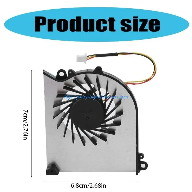 MSI GS60 용 U2JE PAAD06015SL 2PC GS60 2PL GS60 2QC 노트북 냉각 팬 3PIN COOLER