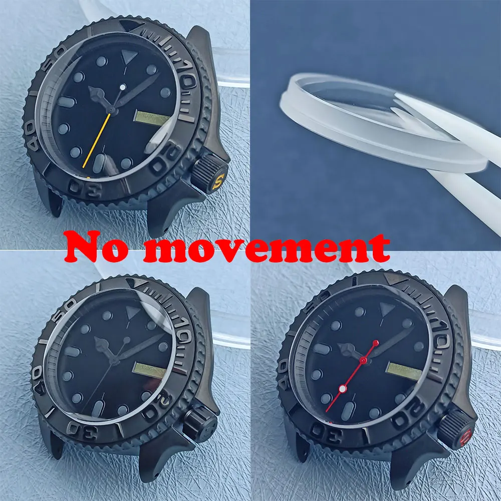 

SKX007 42mm watch with convex glass sapphire case 5BAR waterproof suitable for NH36 automatic movement assembly watch