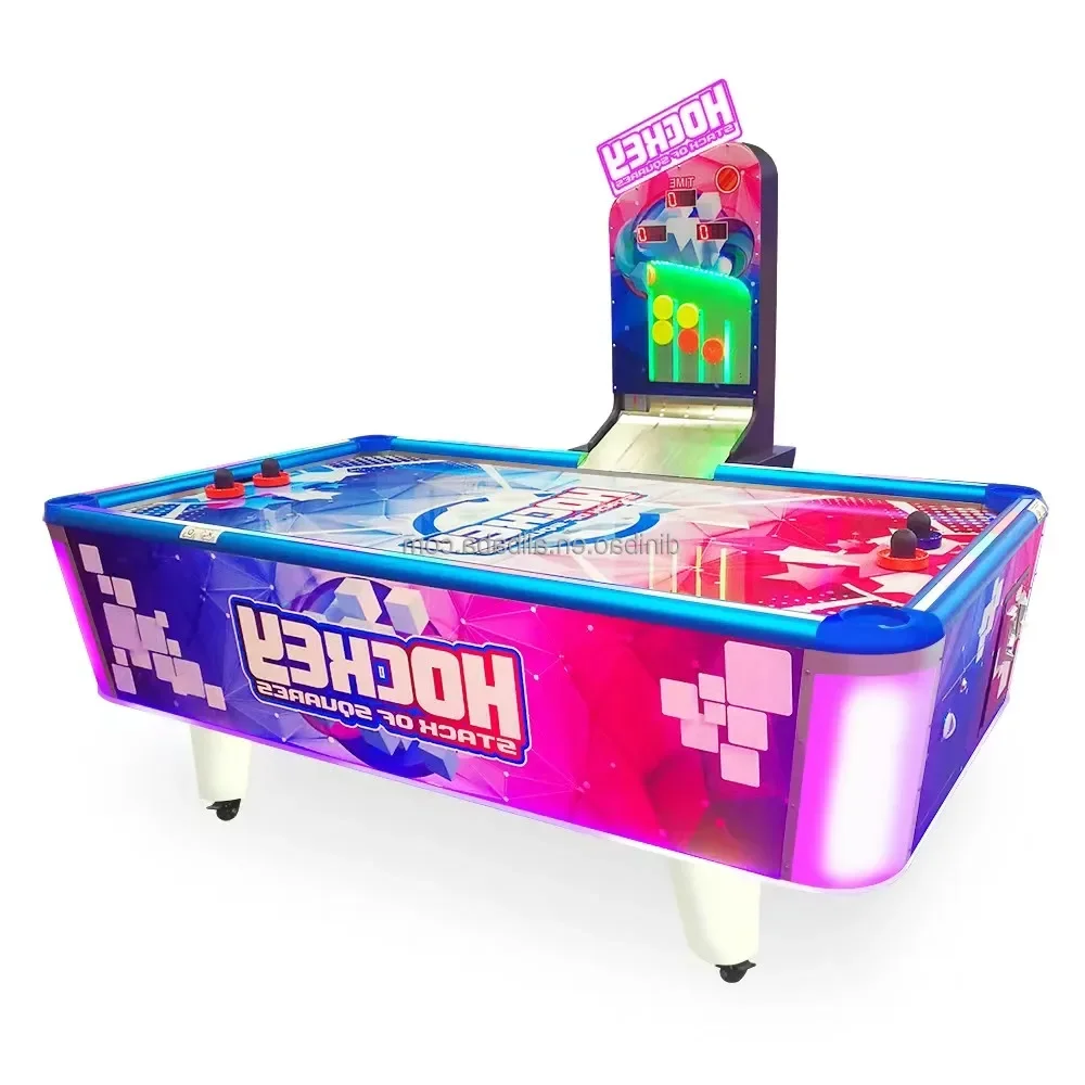 New design coin operated arcade games stack hockey table multi ball air hockey for sale