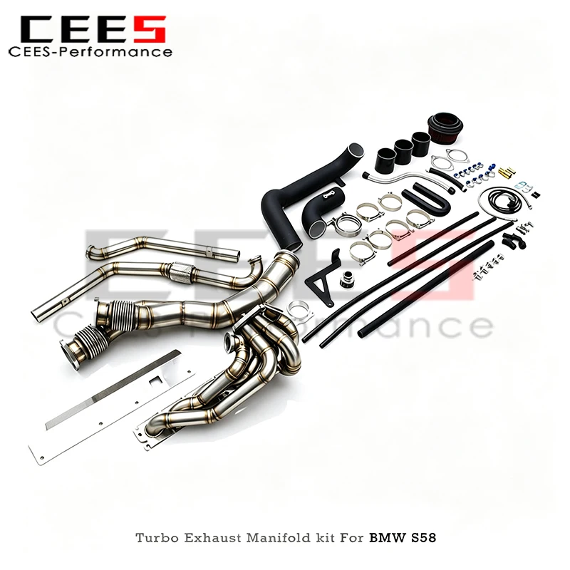 CEES Original Header for BMW M2/M3/M4/X3M/X4M G80/G82/G87 S58 3.0T Performance Turbo Package Bolt-on Exhaust Manifold