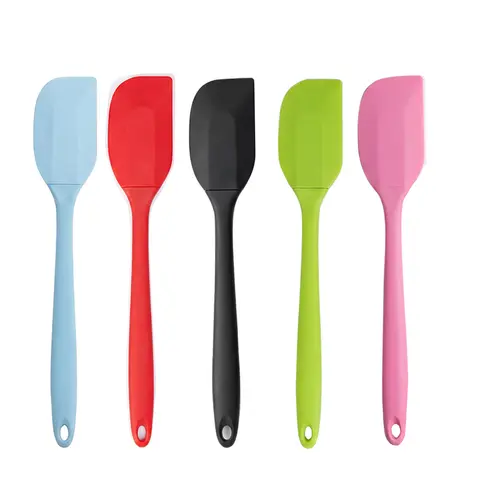 Silikon Krem Spatulası Yapışmaz Tereyağı Spatulası Isıya Dayanıklı Mutfak Pişirme Aletleri DIY Kek Pişirme Aletleri