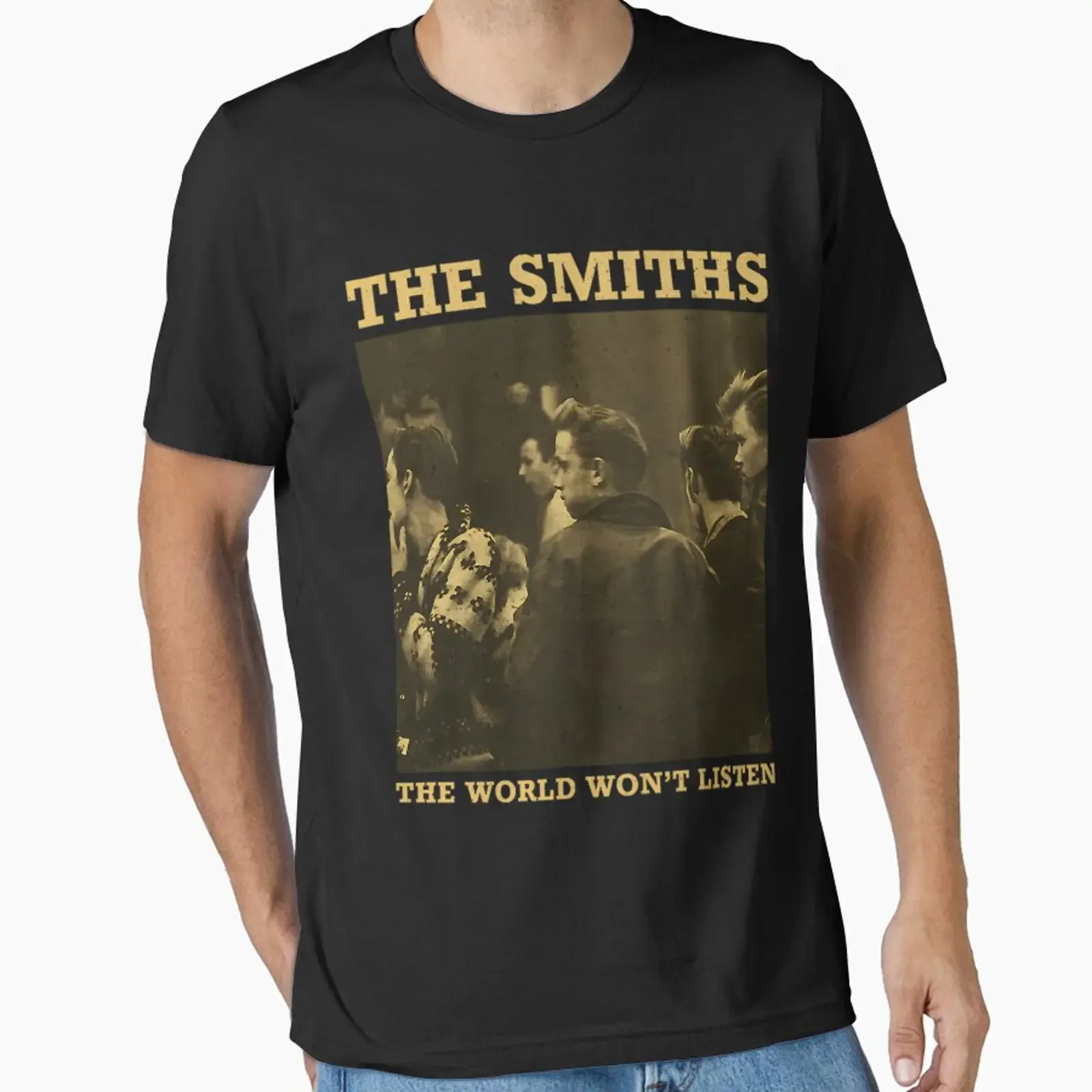 The smiths world won't listed designed and sold by DumboStone95 vintage Washed Soft Unisex Comfortable Top For Everyday Wear