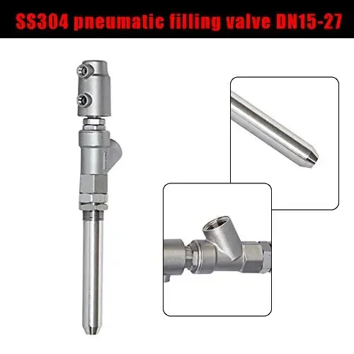 Anti-drip Pneumatic Valve Anti-Drop Filling Nozzle Filling Head Filling Machine Outlet Valve for Water Beverages Soy Sauce