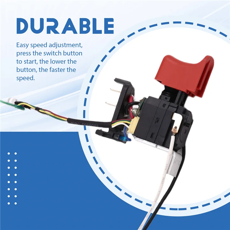 

AC23-10.8V Cordless Drill Trigger Switch For METABO BS10.8V Power Tool Power Tools Accessories