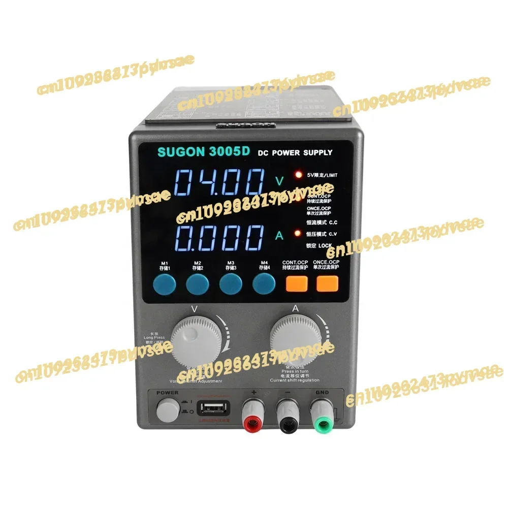 NEW Factory SUGON 3005D USB CNC Output Adjustable Lab Power Supply for Repair Mobile Phone view 3