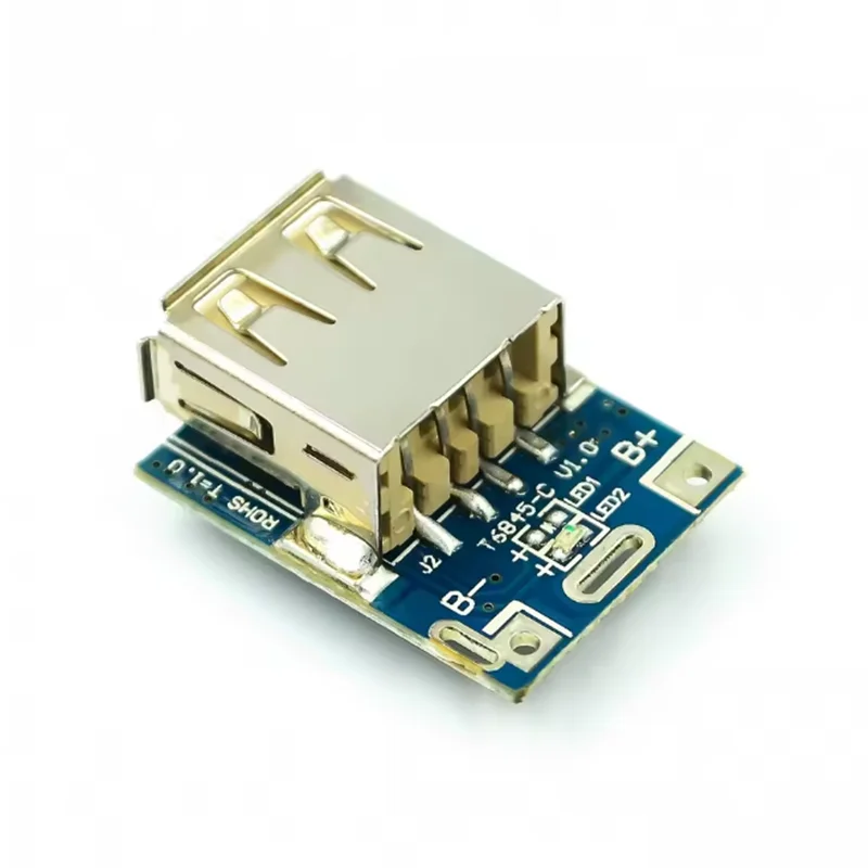 5V Boost Step Up Power Module Lithium LiPo Battery Charging Protection Board LED Display USB For DIY Charger 134N3P Program