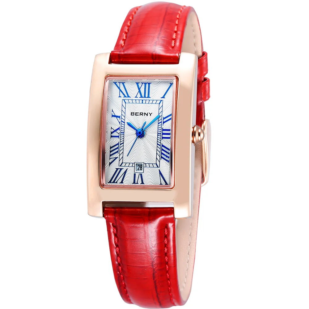 Watch for Women Rectangular Luxury Quartz Business Ladies Female Calendar Wristwatch Relogio Feminino часы женские Montre Femme