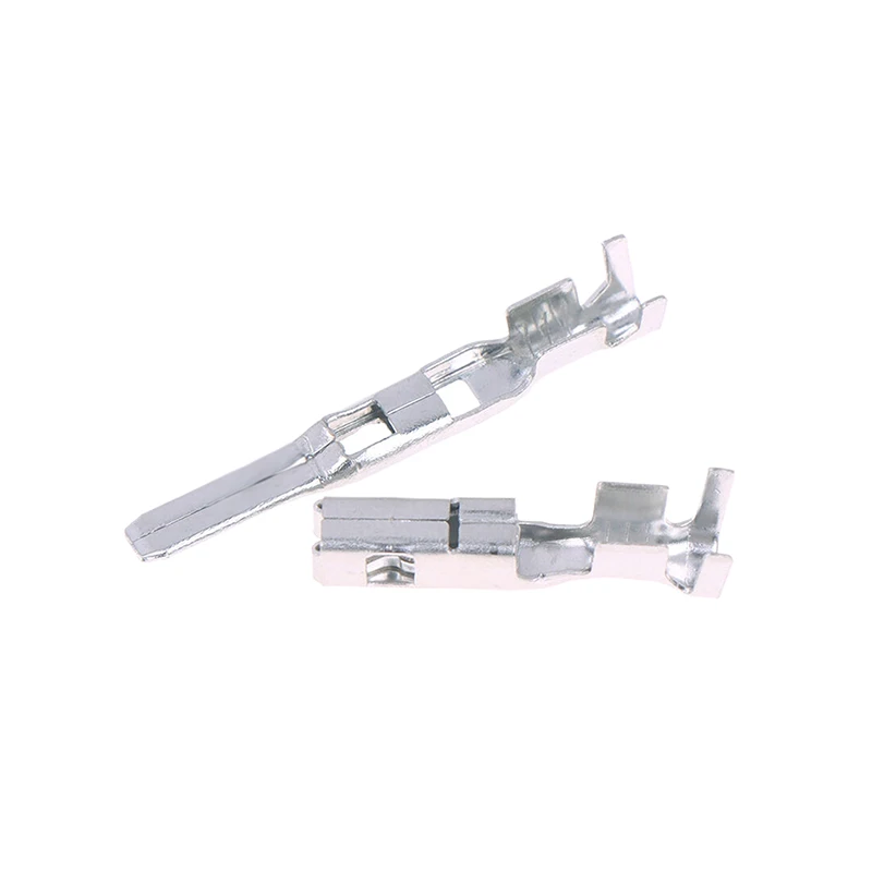 10 Pcs 2.8mm Brass Crimp Terminals For Car ECU, Compatible With DJ627-2.8A And DJ616A-2.8*0.8B Connectors