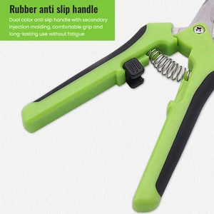 Paslanmaz çelik bahçe, çiçek makası, meyve, kuru erik, üzüm, kuru erik ve doğrudan bahçeye gidin 6 Büyük satış budama makası-no. 6