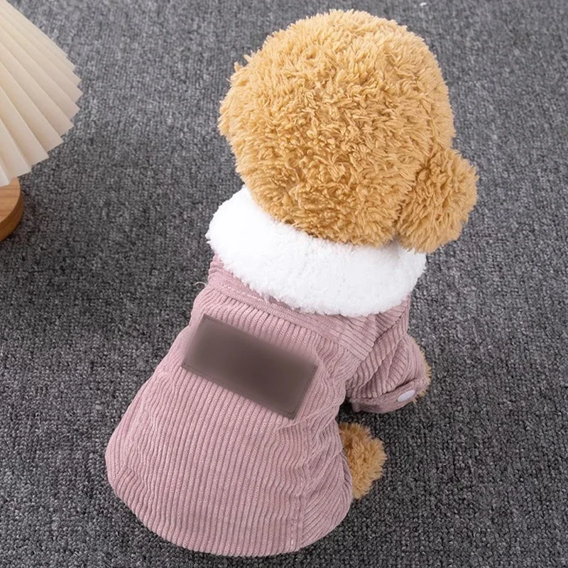 

Autumn Winter Pet Dog Clothes Fleece Warm Jacket Coat Cozy Thicken Puppy Clothing for Small Medium Dogs Cat Schnauzer Pug Outfit