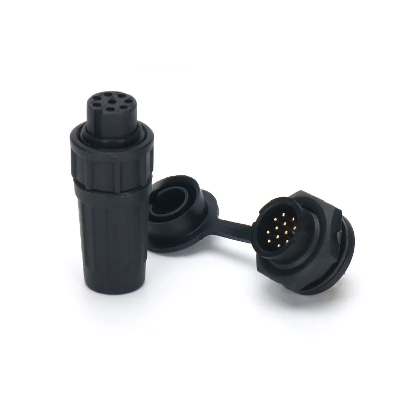 1 stks Connector Plastic Waterdichte Stopcontact IP67 PY07 Butt Connectors 2pin 3pin 4pin 5pin 6pin 7pin 8 pins Z108 - afbeelding 2