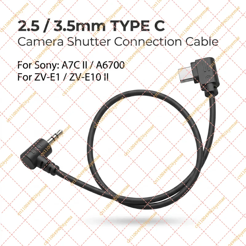 Professional Type-C Shutter Release Connection Cable Replacement for Sony A7C II A6700