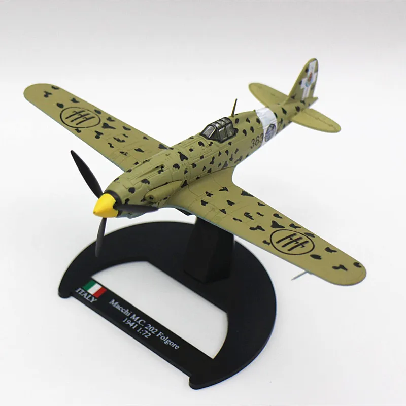 

Diecast Alloy 1:72 Scale Military Macchi C-202 1941 Fighter Model Adult Toys Classics Souvenir Gifts Static Display