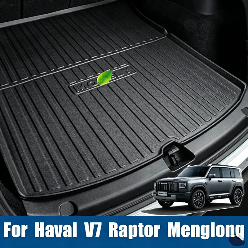 Full Coverage TPE Car Trunk Mat Odorless Flexible Rear Cargo for Daily Use Accessories For Haval V7 Raptor Menglong 2025 2026
