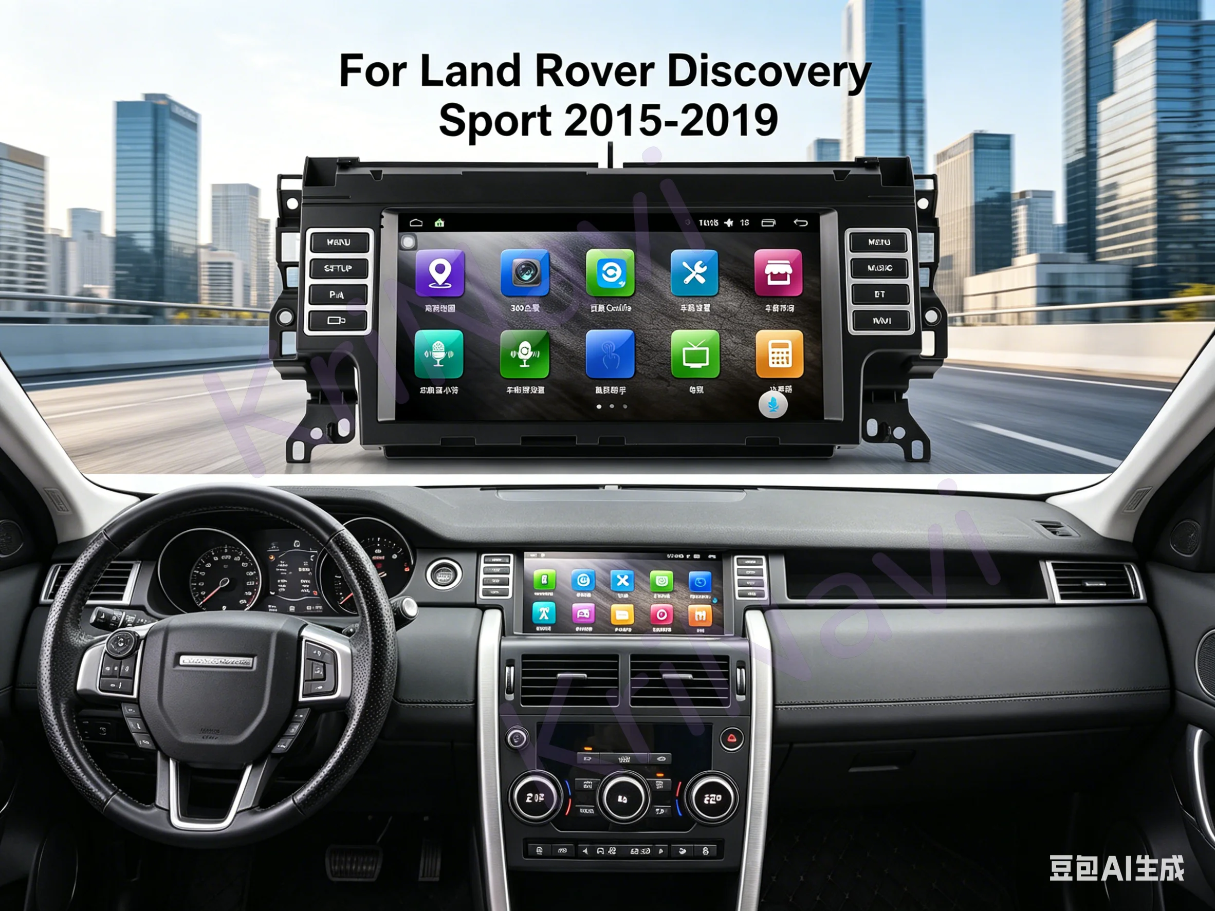 Android 15 For Land Rover Discovery Sport 2015-2019 Multimedia Player GPS Navigation Auto Radio Stereo Head Unit Carplay 9.66