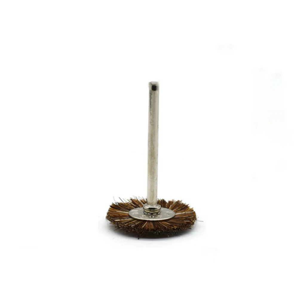 3pc Horse Hair Line Soft Wire Brush Set Rotary Tool Cleaning Polishing For Metal Alloy Ceramic Dust Removal Hand Tools Parts