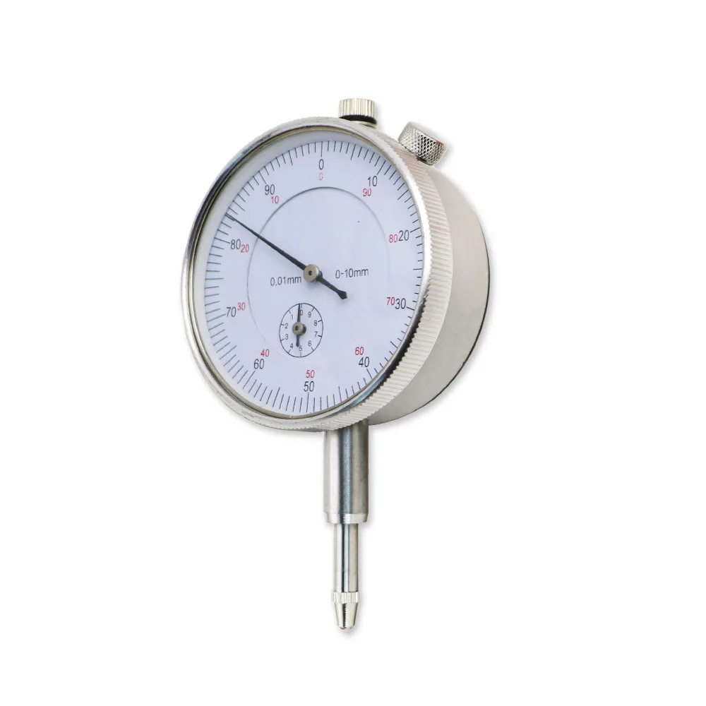 Shahe 0-10mm 0.01mm Dial Indicator With Lug Back Measurement Dial Gauge Instrument Tool Dial Gauge 0-10 mm Stable Performance