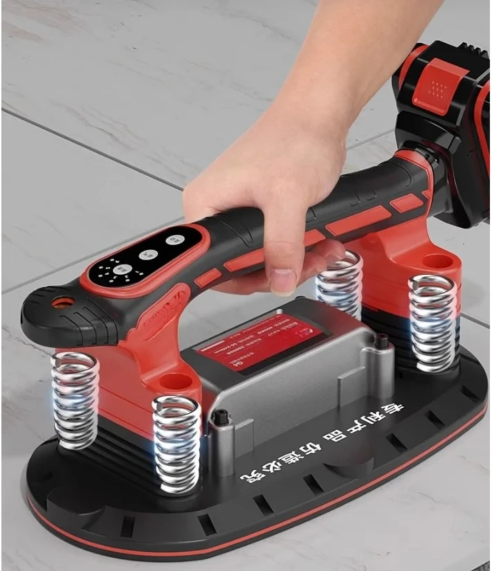 21V Tiles Vibrator Ceramic Tile Leveler Suction Cup Automatic Floor Vibrator Ceramic Tile Leveler Leveling Tools With Battery