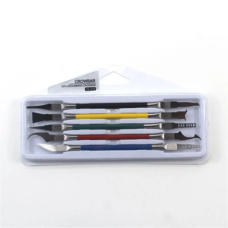 5pcs Dismantling CPU IC Prying Knife Thin Ultra-Thin Blade Pry Shovel Small Knife for 15 Phone Motherboard Repair Tools