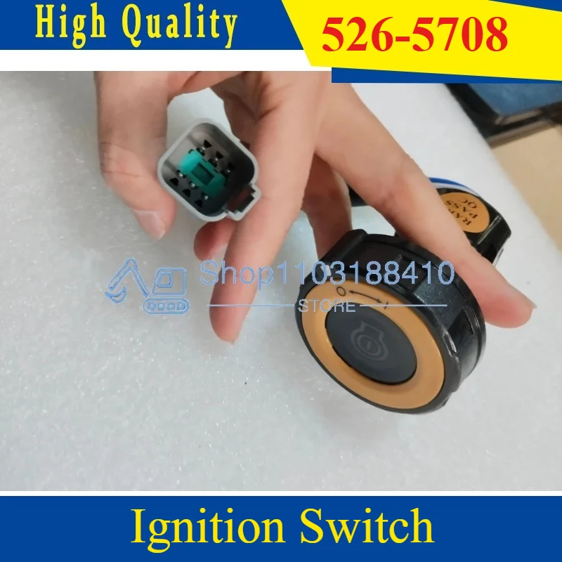 

Excavator Accessories Ignition Switch 526-5708 for Caterpillars C-A-T E320GC E323GC E325GC E330GC Throttle Knob 5265708