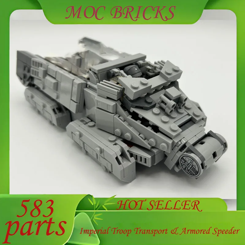 تخصيص 583 أجزاء MOC القوات الإمبراطورية النقل و المدرعة سبيدر معركة عيد الميلاد لغز DIY بها بنفسك عيد ميلاد الجمعية لعبة الهدايا #2