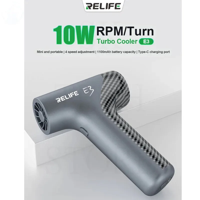 RELFIE E3 Powerful Turbo Hair Dryer  Functional Suction Blow Turbine Fan,High Speed ​​Motor Strong Wind Power