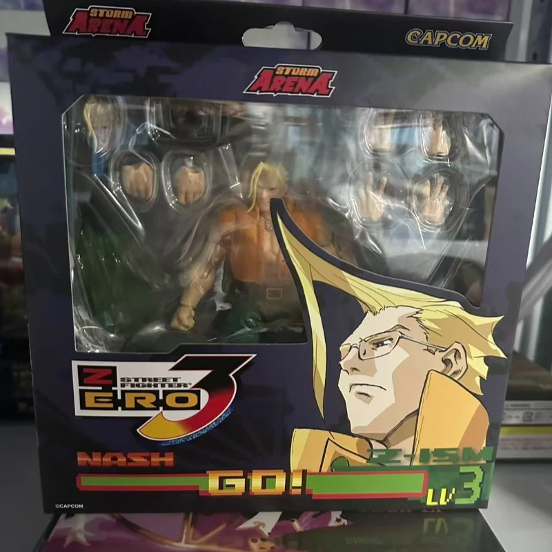 

Original Storm Toys Arena Street Fighter ZERO3 NASH SFSA05 1/12 Action Figure Collection Original Toys Model Gifts In Stock