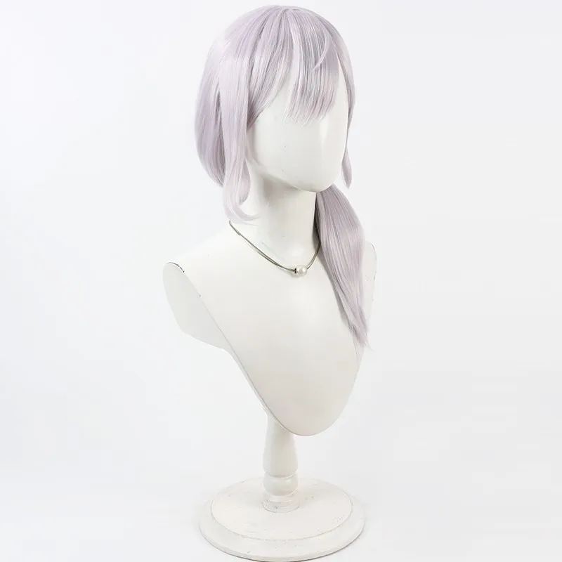 Mignon Virtual VTuber Idol Shiragane Noelle Cosplay Wig Light Purple One-piece Braids