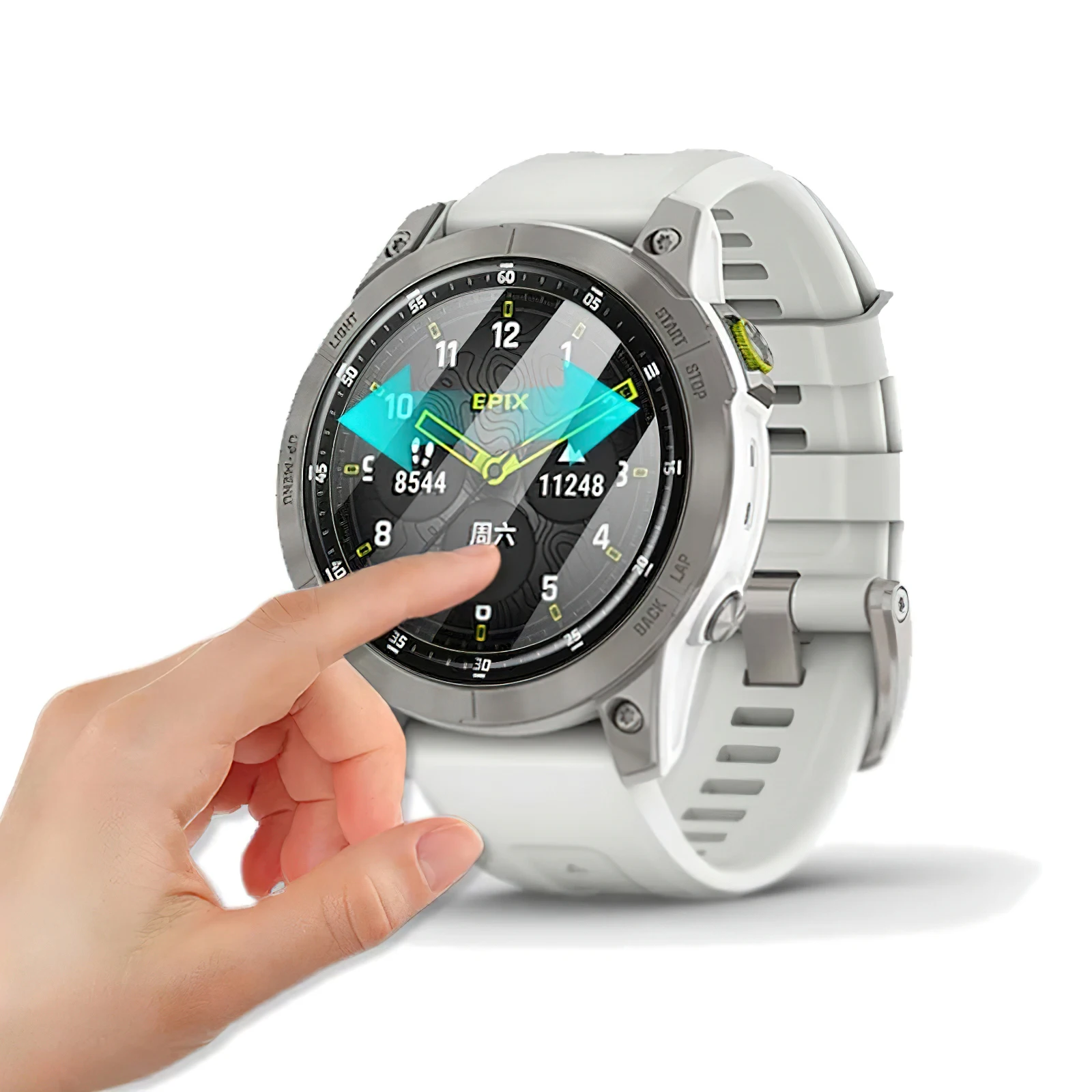 For Garmin EPIX GEN2 Smartwatch Clear Protective Soft Film Full Coverage Anti-scratch Screen Protector For Garmin EPIX GEN 2