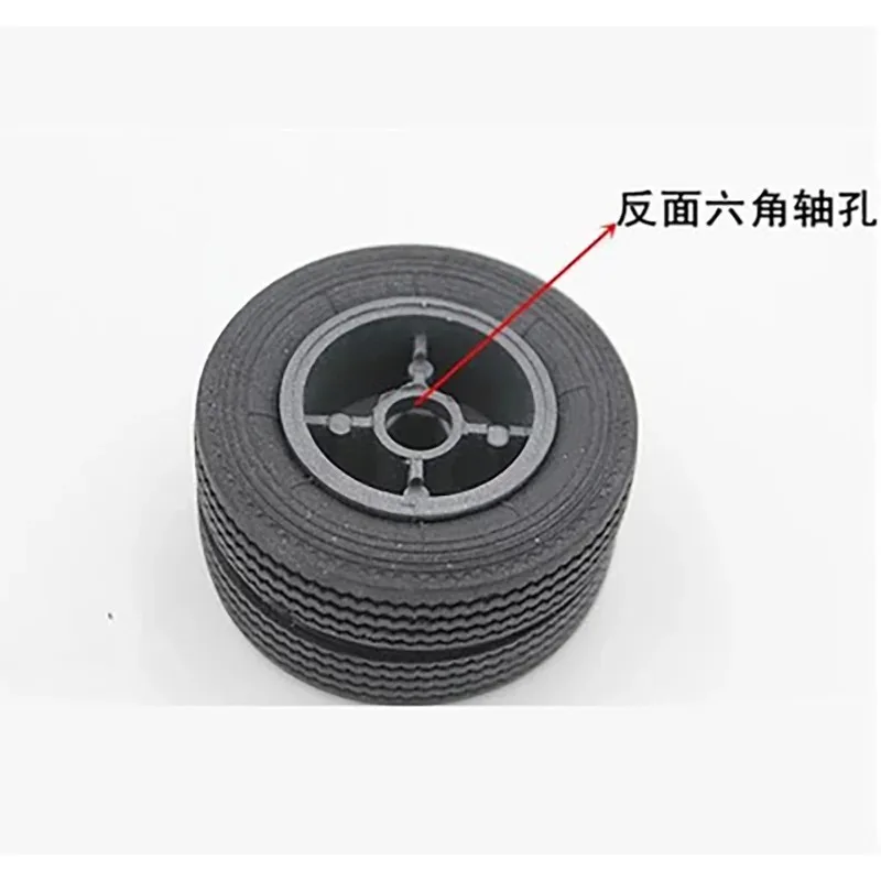 1:24 Scale Rear Wheel Assembly of Truck Truck Conversion Parts DIY Material Accessories Gifts Display Collection