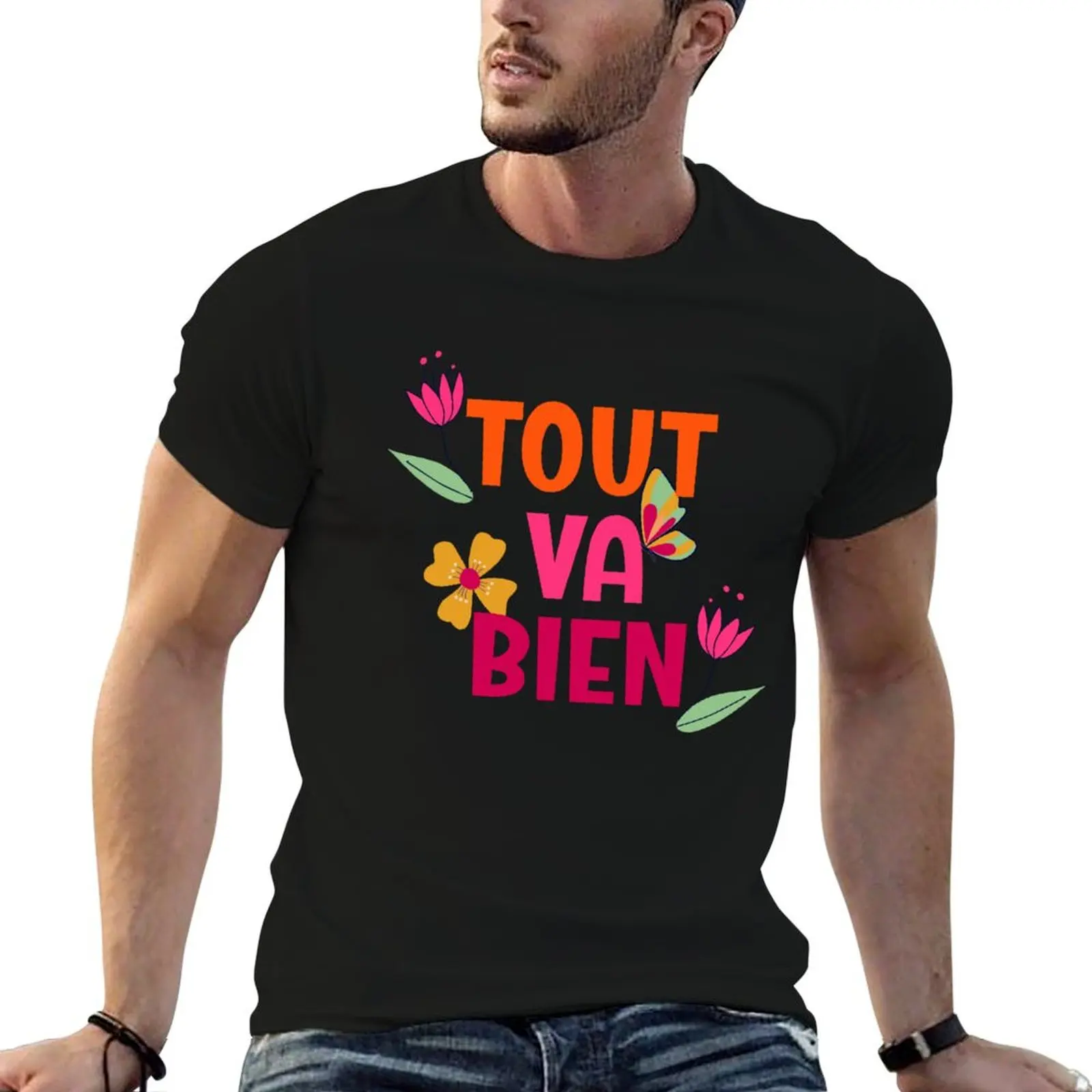 

t 100% cotton men Tout man Va for shirt t T-Shirt shirts Bien graphic