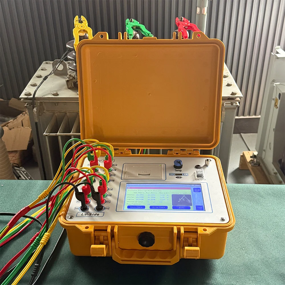 Transformer DC Winding and Turns Ratio Tester With English/Spanish/French/Portuguese/Russian 5 Languages to Choose