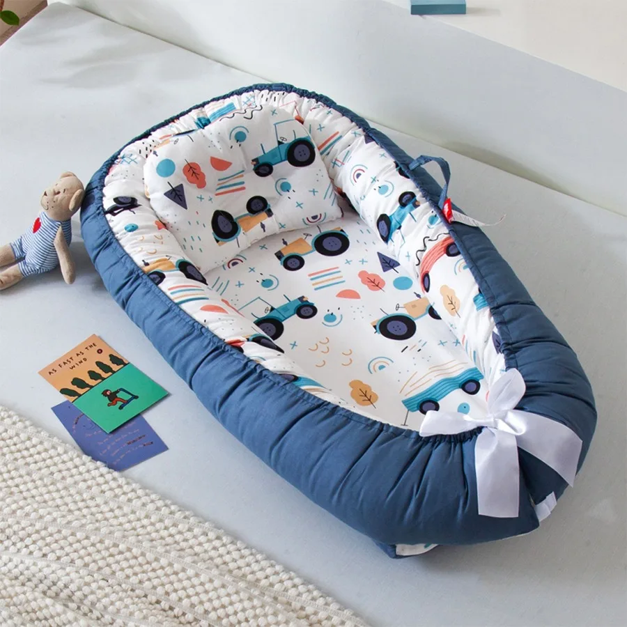 Nid de Couchage Doux pour Bébé, Berceau, Chaise Longue pour Garçon et Fille