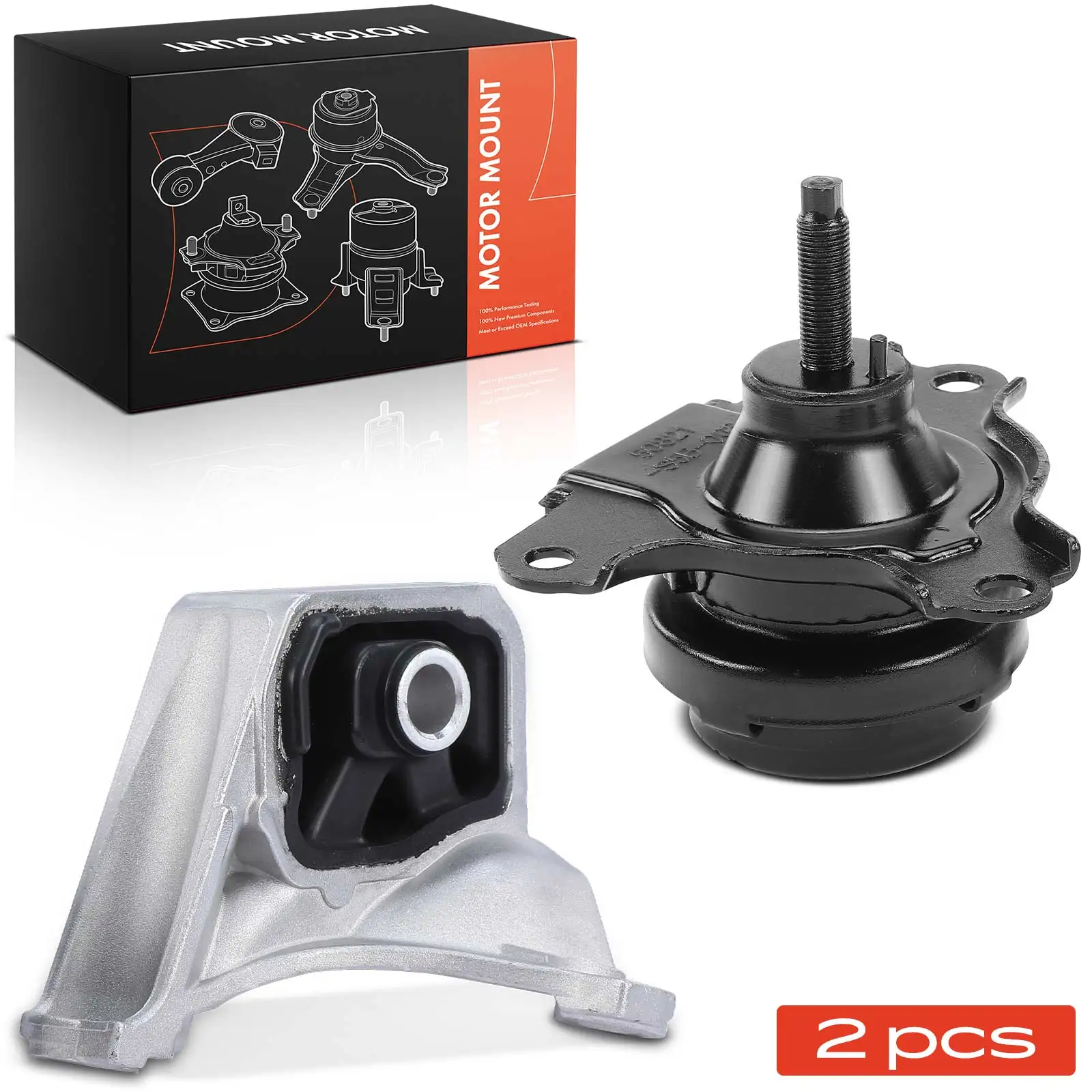 Frankberg 2x Engine Mount Front Left Right for Acura RSX Coupe DC Honda Civic VII EP EU EV ES 2001-2006 EM9424 50821S5AA03 9424