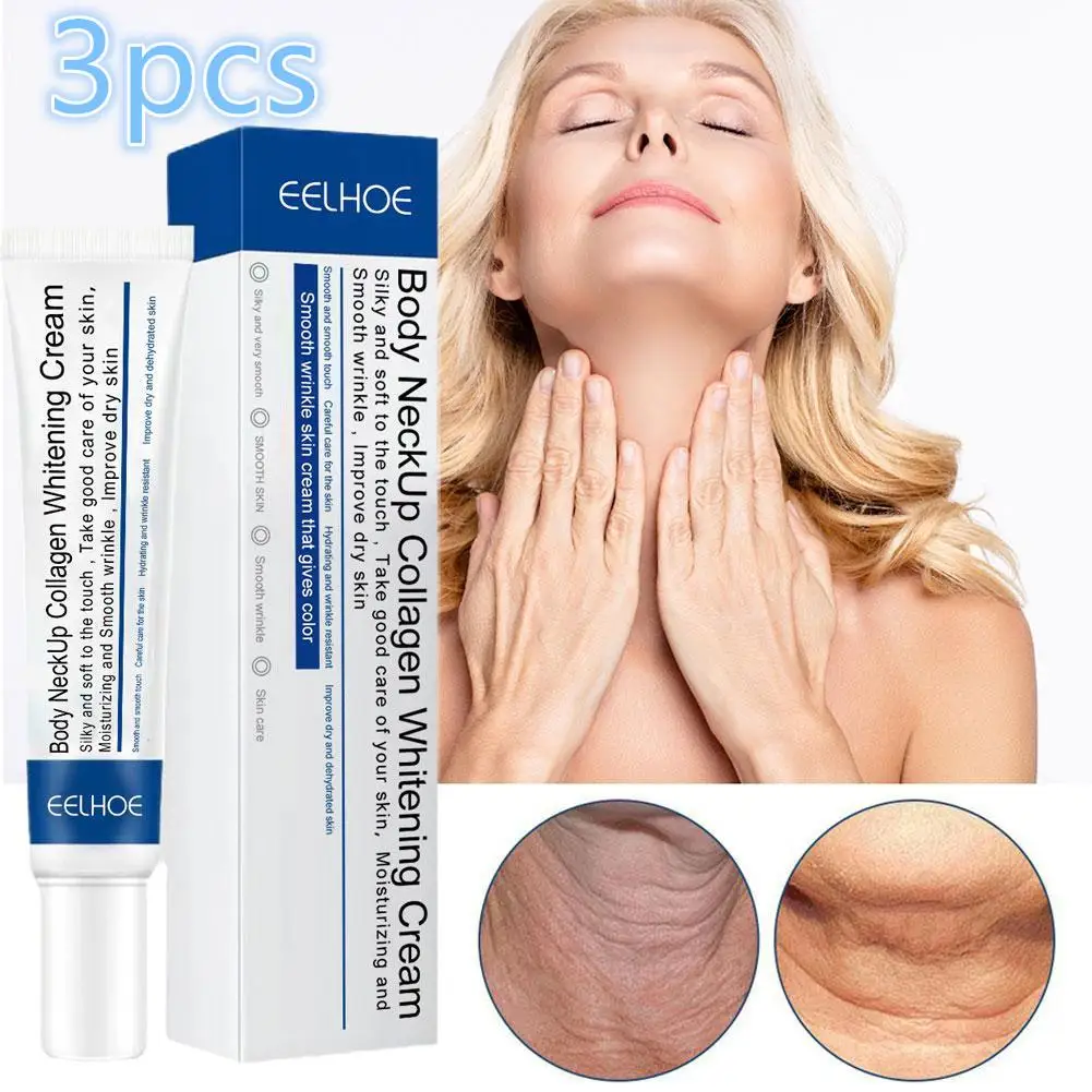 

3PCS Neck Lines Protein Cream Moisturis Nourish Lift Neck Eliminate Double Chin Eliminate Neck Fine Lines Anti-ageing exquisite