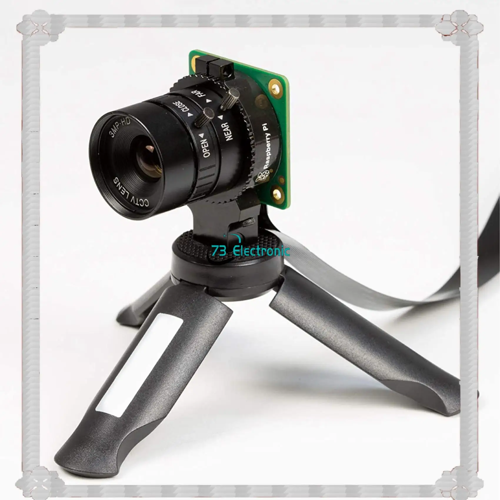 24-Hour Delivery CS-Mount Lens For Raspberry Pi HQ Camera, 12Mm Focal Length With Manual Focus And Adjustable Aperture