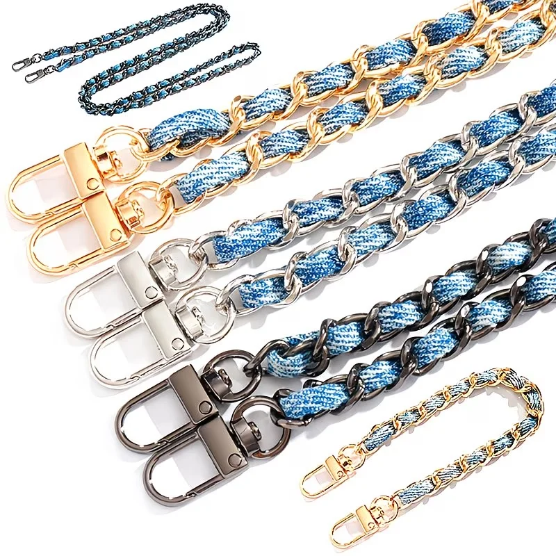 1 sangle bandoulière en jean, multi-usage comme cordon pour téléphone et chaîne de sac, durable et inaltérable, cadeaux parfaits pour les amis