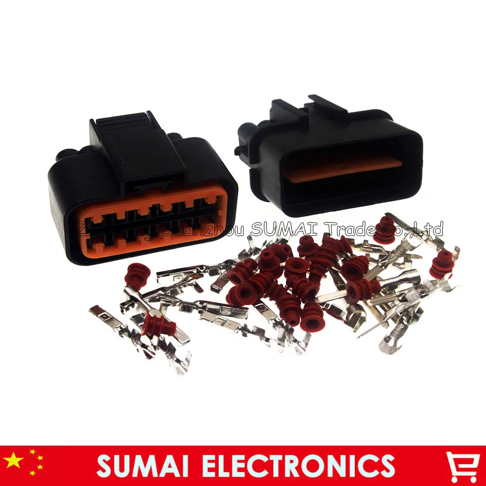 12 Pin male&female PB625-12027/PK501-12020 Auto Head lamp/headlights connector,KUM car waterproof plug for HYUNDAI,KIA etc.