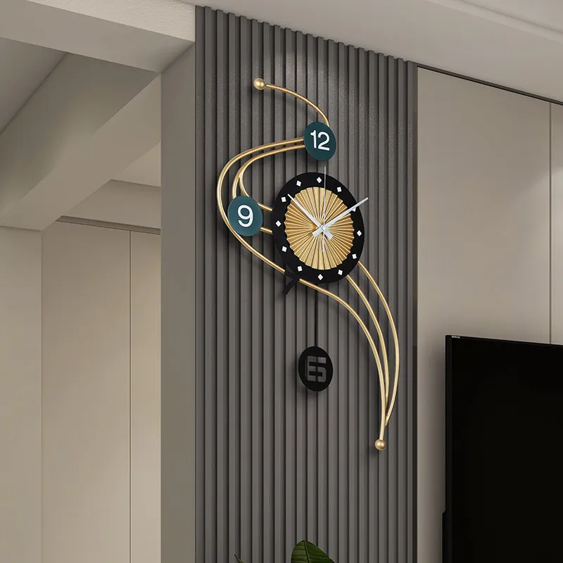 

Xenomorph Restaurant Clock Wall Luxury Living Room Modern Design Creative Fashion Wall Clocks Bedrooms Reloj De Pared Wall Decor