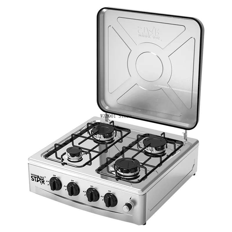 

Electronic Ignition Four-stove Gas Stove European Outdoor Stove Gas