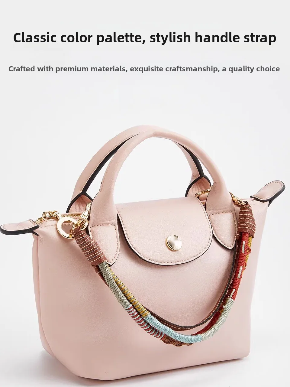 

Hanrted oulder Strap for Longxiang Tote Bag Woven Handle Hanging Rope Handbag Accory by Artisan Workop