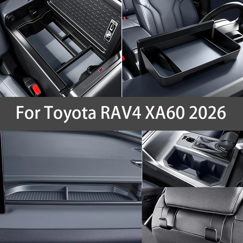 

For Toyota RAV4 XA60 Wildlander 2026 Silicone Co Pilot Storage Box Protective Pad Cup Holder Armrest Storage Box Interior Cover