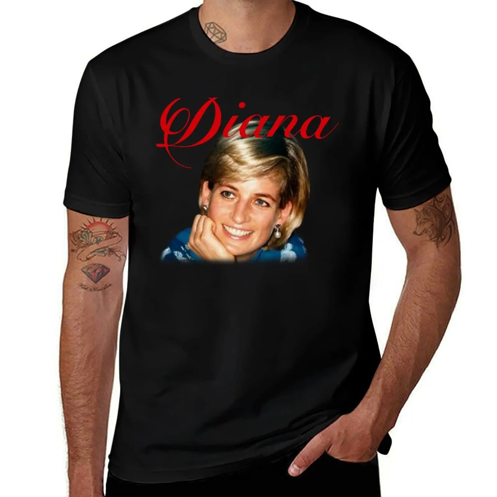 Princess Diana T-Shirt t shirt man cotton T-Shirt