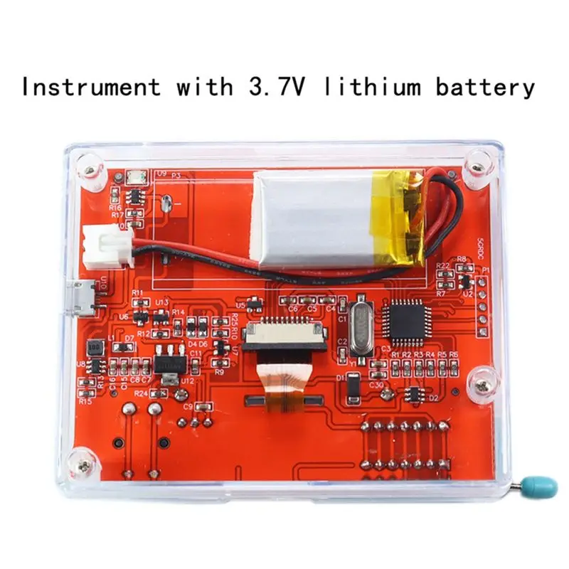 ABRN-Multifunctional Transistor Tester Kit TFT Diode Triode Capacitance Meter LCR ESR NPN PNP MOSFET LCR-T7 T1 T4 view 5